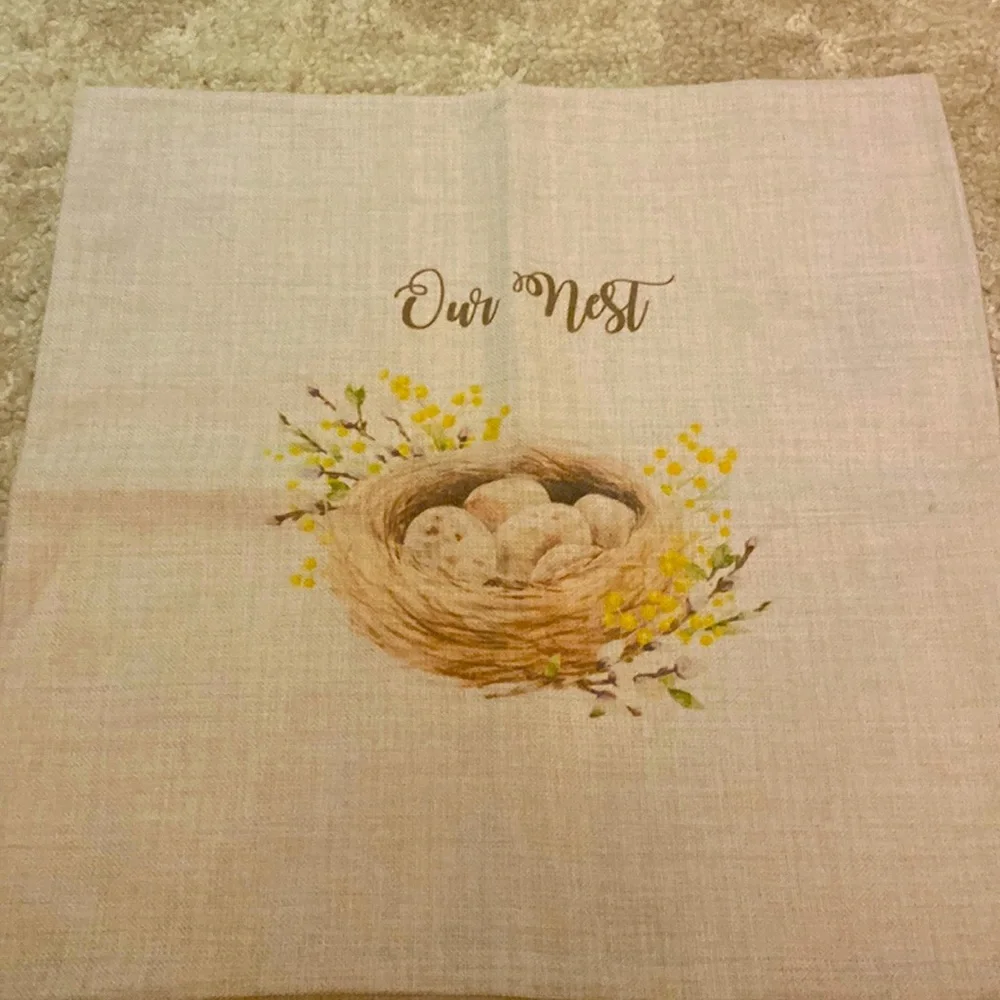 Our Nest pillow cover 19x19 new